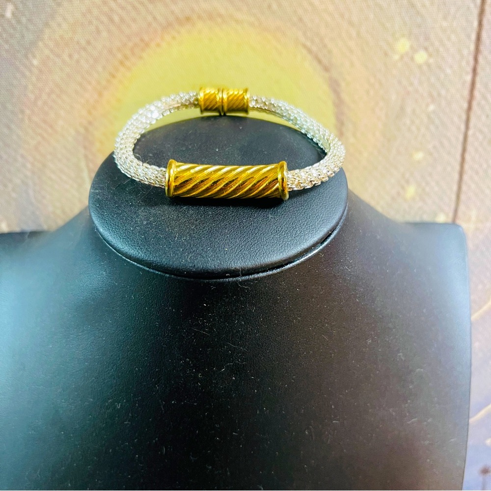 🎊Precious Two Tone Slide Magnetic Hook Bracelet!